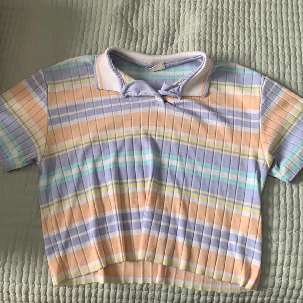 Striped crop top
